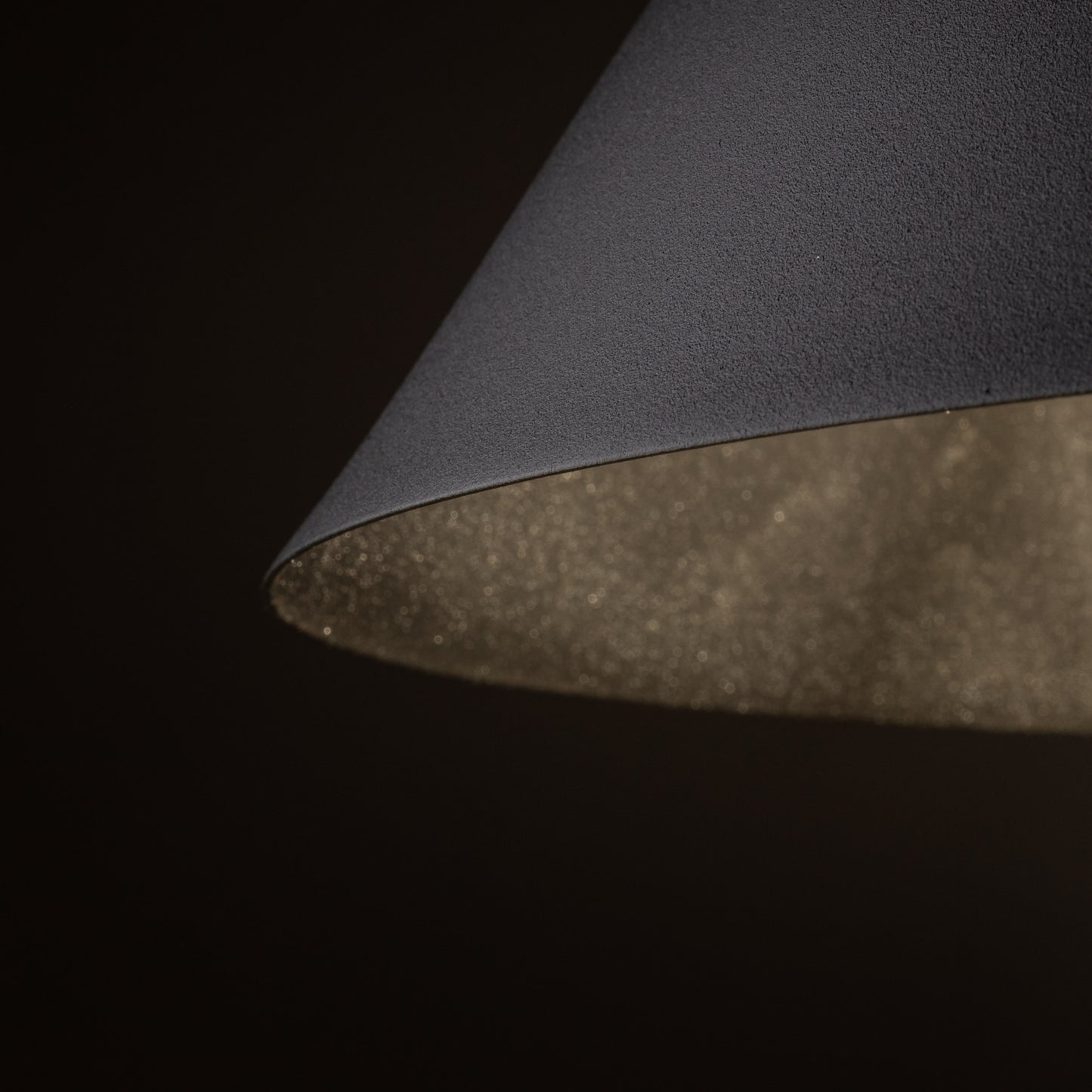CONO Black Extra Large Modern Minimalist Pendant Light