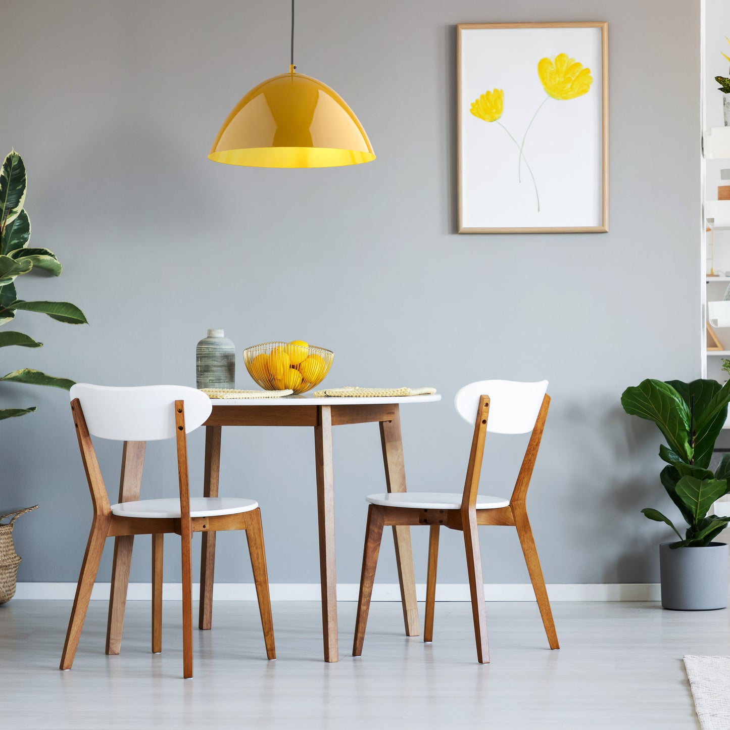 Suspension FARO Ocre Mid-Century Modern M