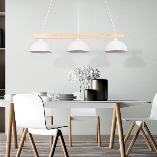 OSLO White Scandinavian Pendant Light 3
