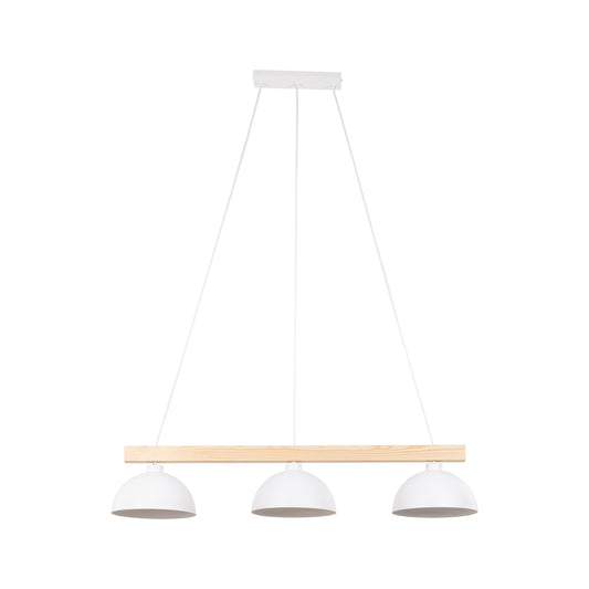 OSLO White Scandinavian Pendant Light 3 Lumocrafts