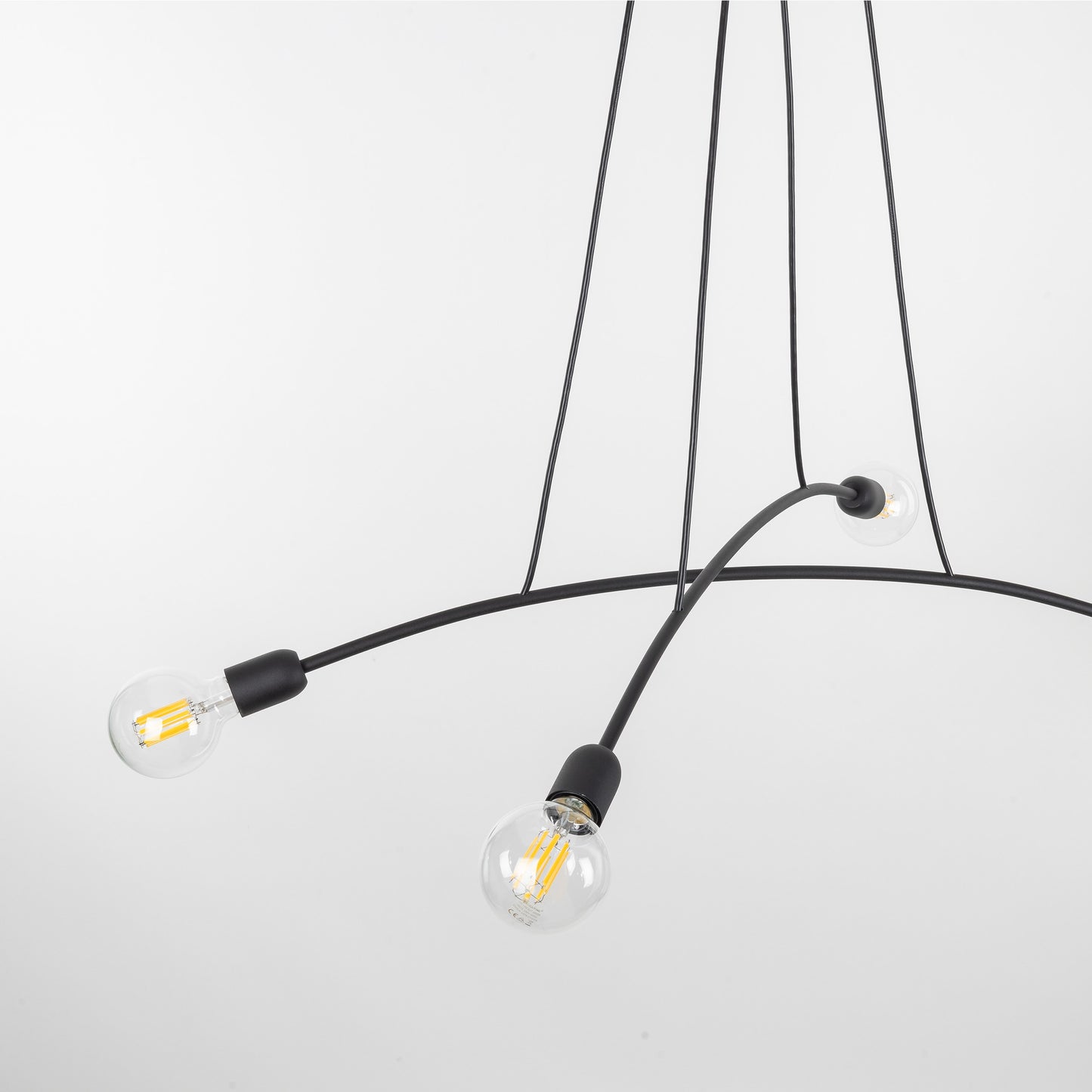 HELIX Black Minimalist Pendant Light 4