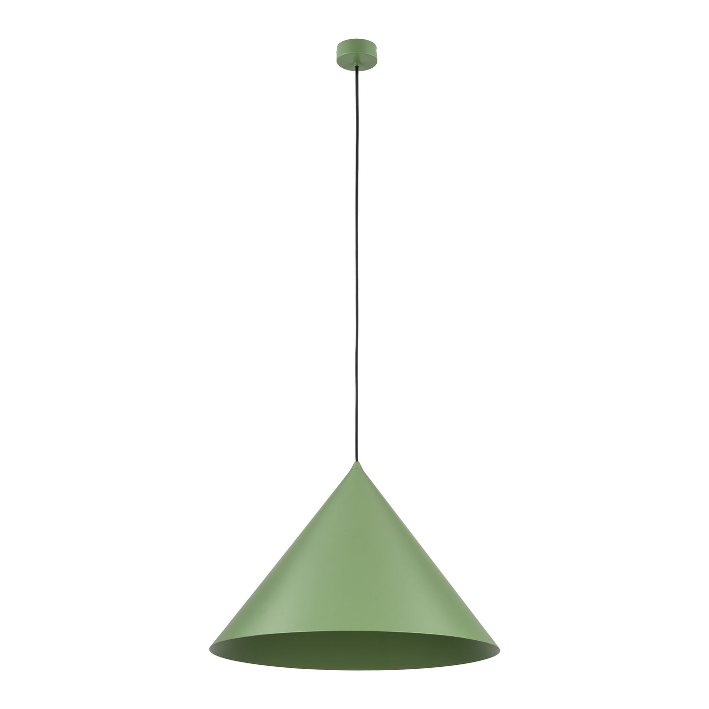 Suspension minimaliste moderne extra large noire CONO