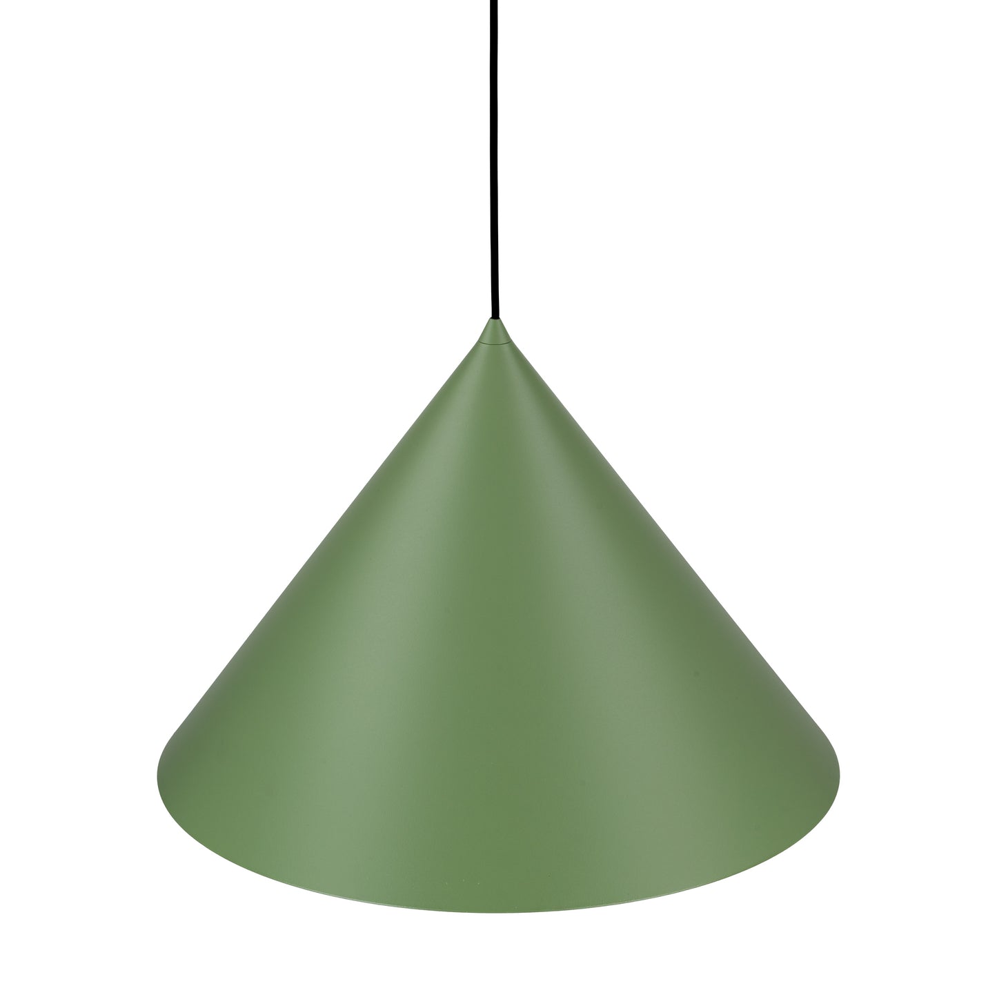 Suspension minimaliste moderne extra large noire CONO