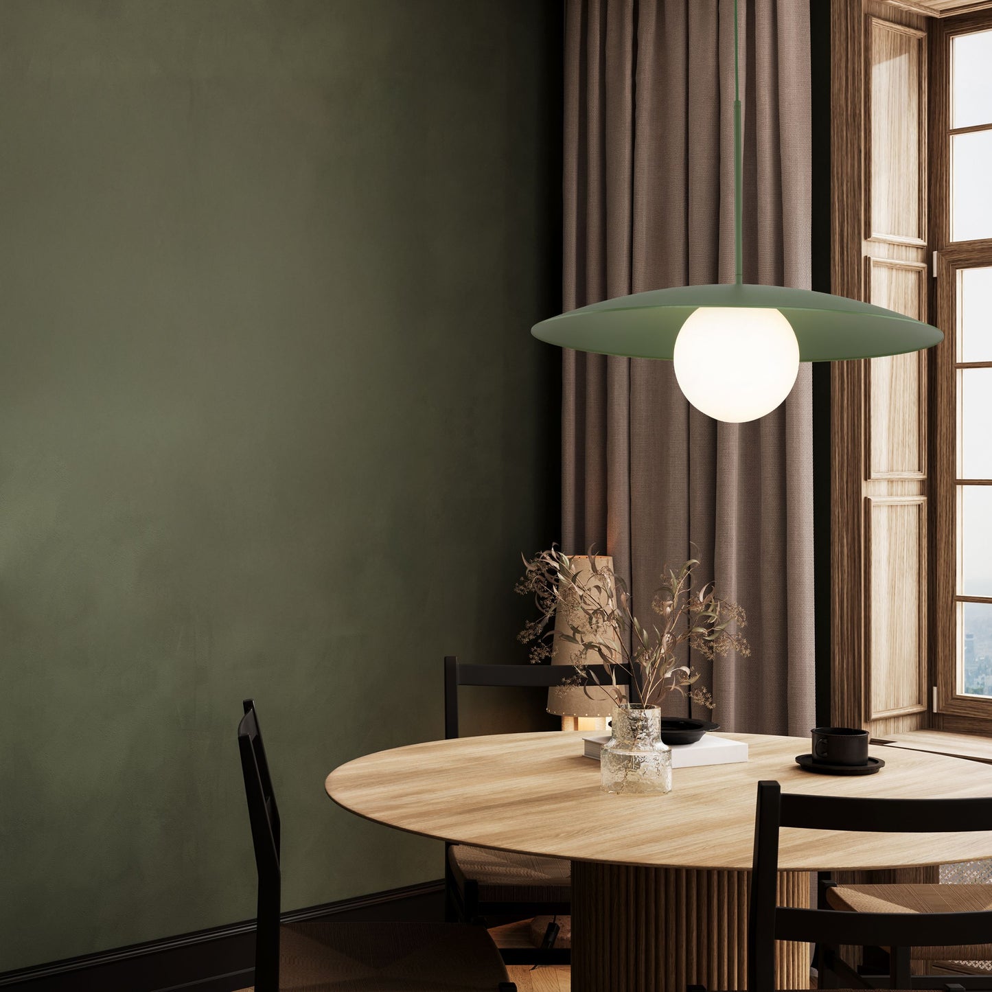 SLATE Mid-Century Modern Pendant Light