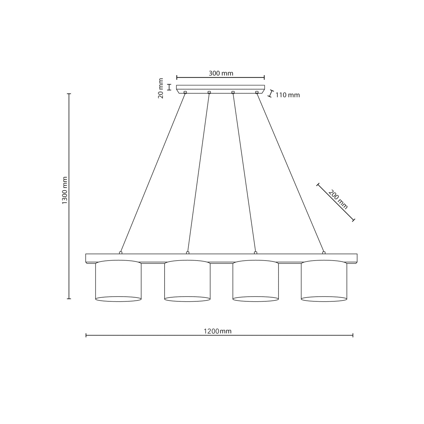 Varo Scandinavian Minimalist Pendant Ceiling Light for Kitchen Island, Dining Room & Modern Interiors LumoCrafts