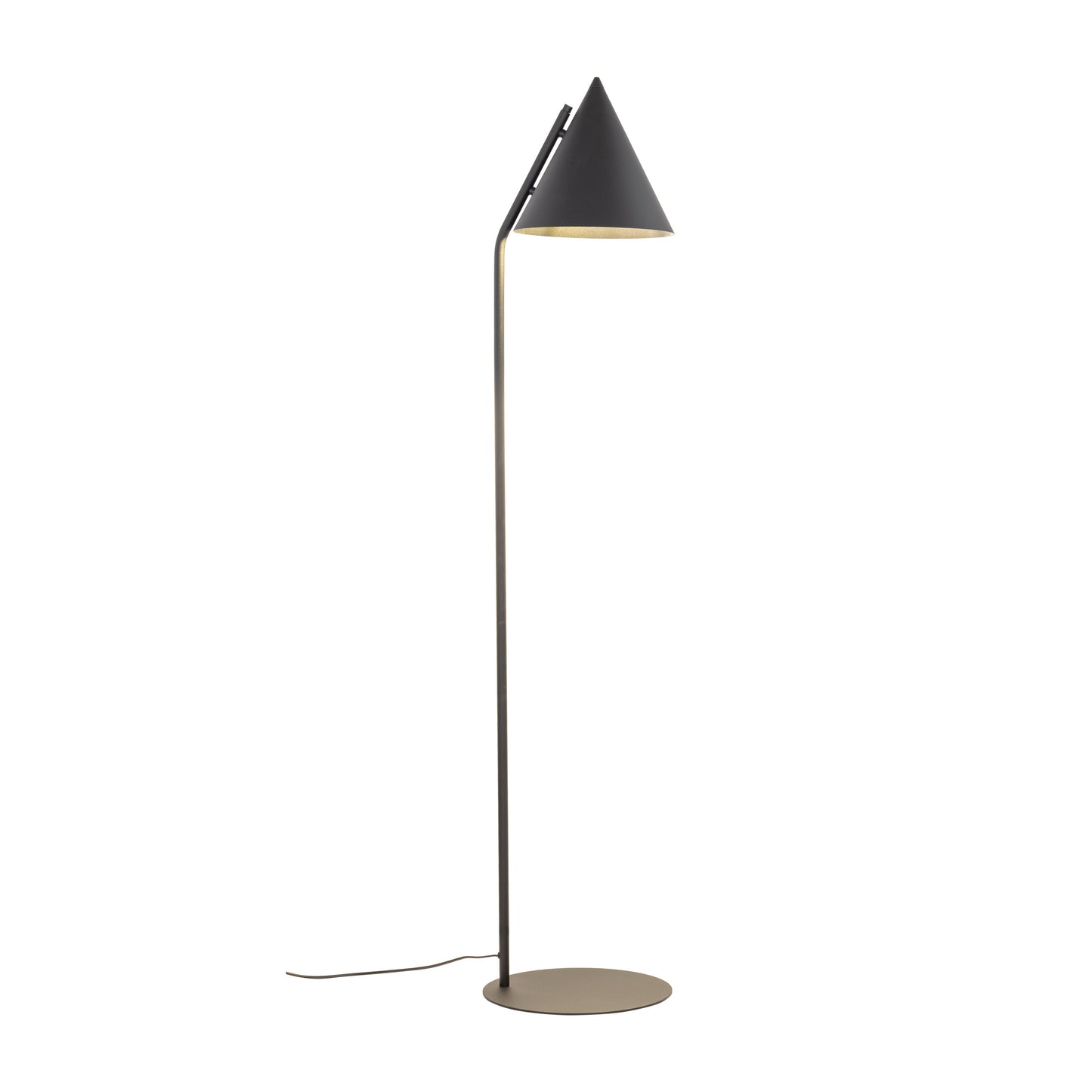 Lampadaire minimaliste moderne noir CONO