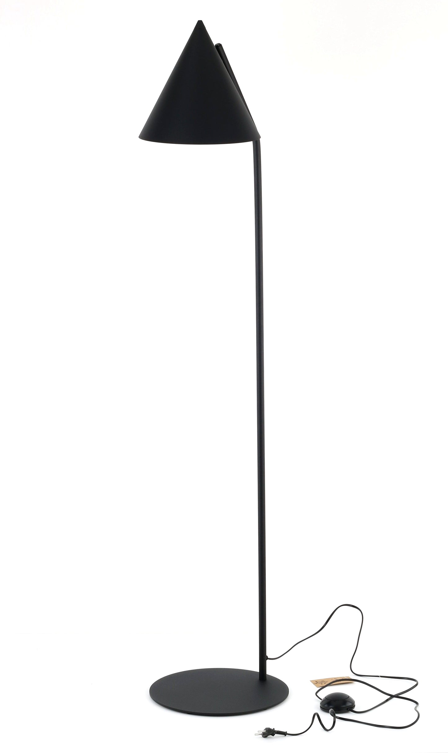 Lampadaire minimaliste moderne noir CONO