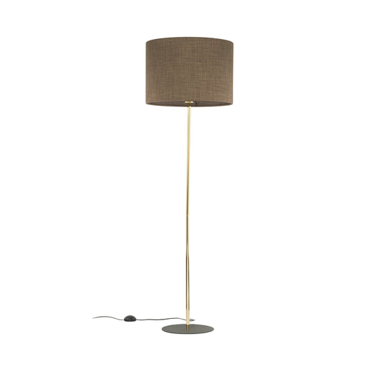 UMBERTO Brown Modern Floor Lamp LumoCrafts