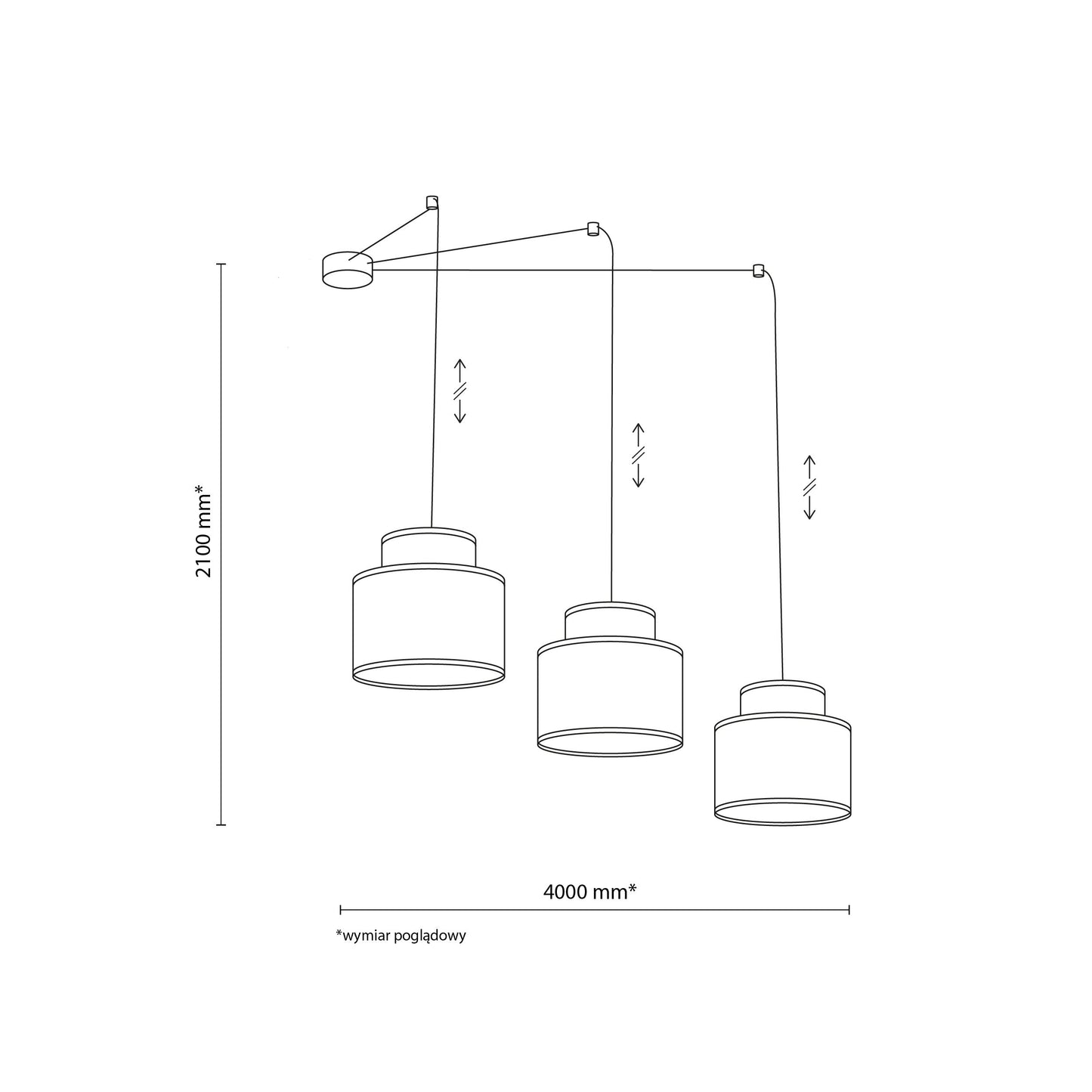 DUO Jute Mix Natural Suspension Light 3 LumoCrafts