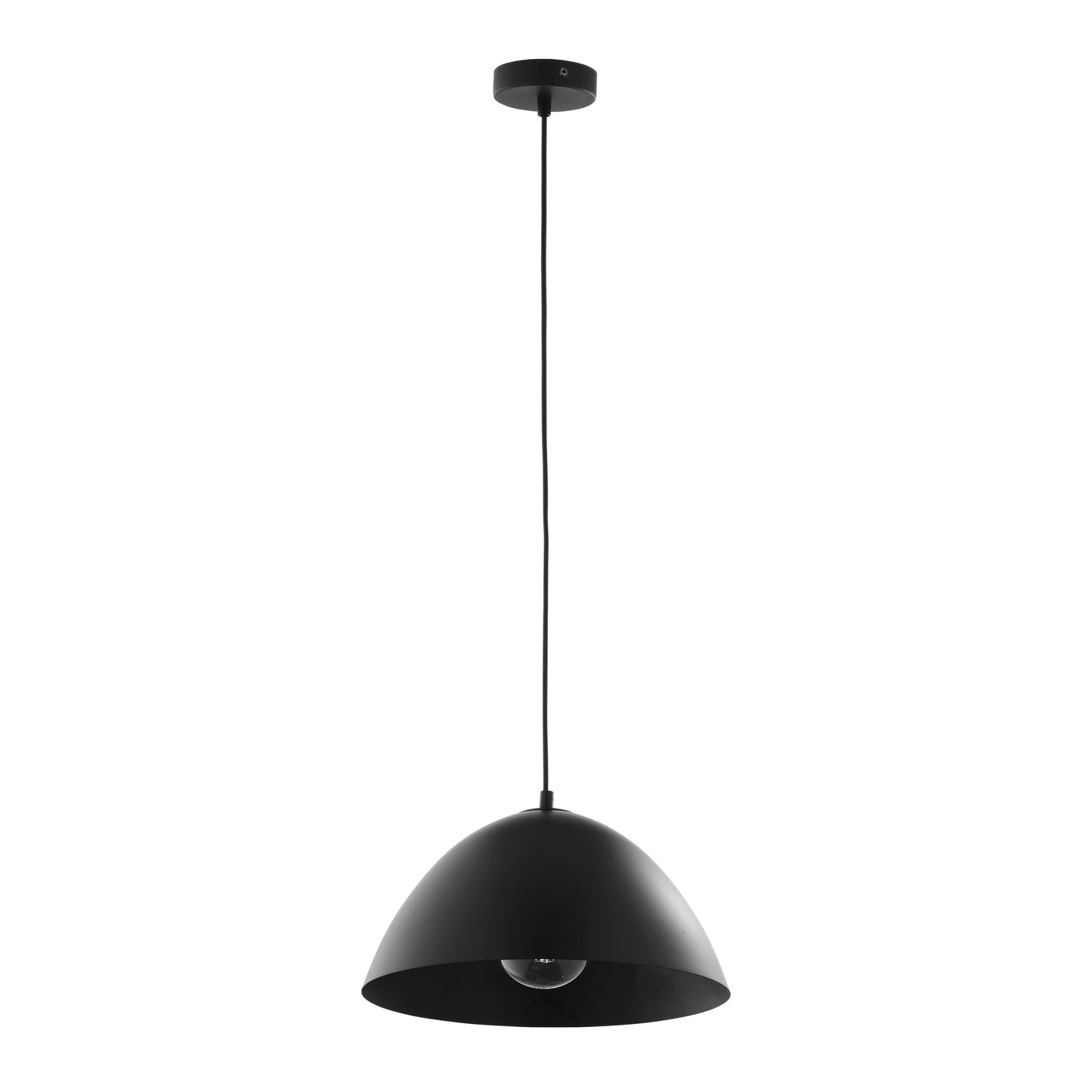 Suspension FARO noire style Mid-Century Modern M