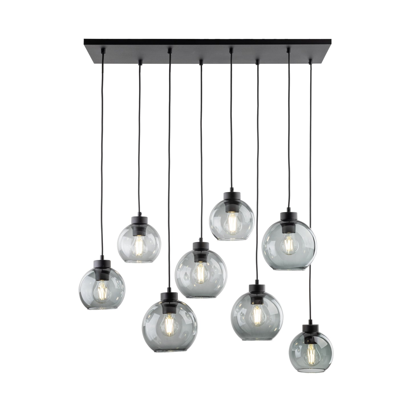 Suspension scandinave CUBUS en verre graphite 8