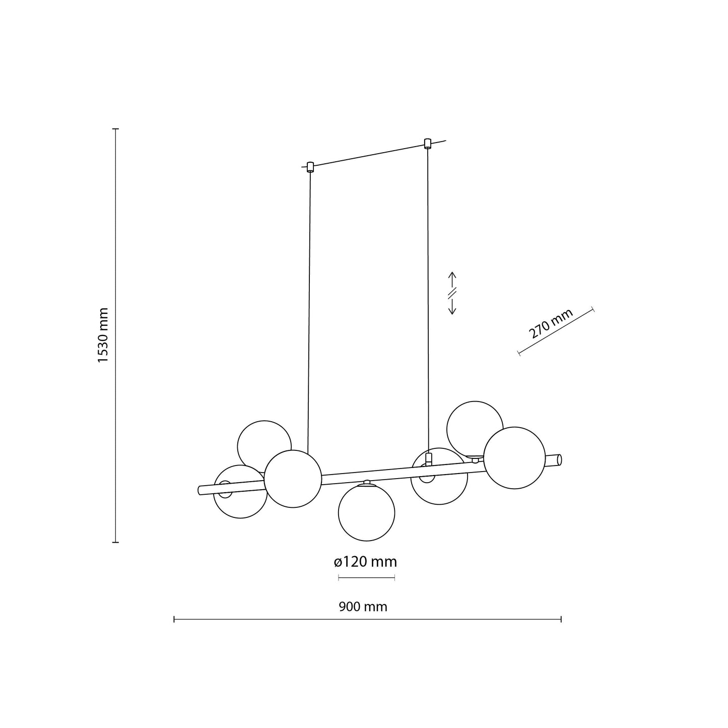 ESTERA Brown Scandinavian Pendant Light 7 LumoCrafts