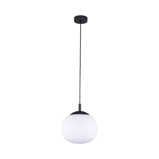 VIBE White Glass Scandinavian Pendant Light LumoCrafts
