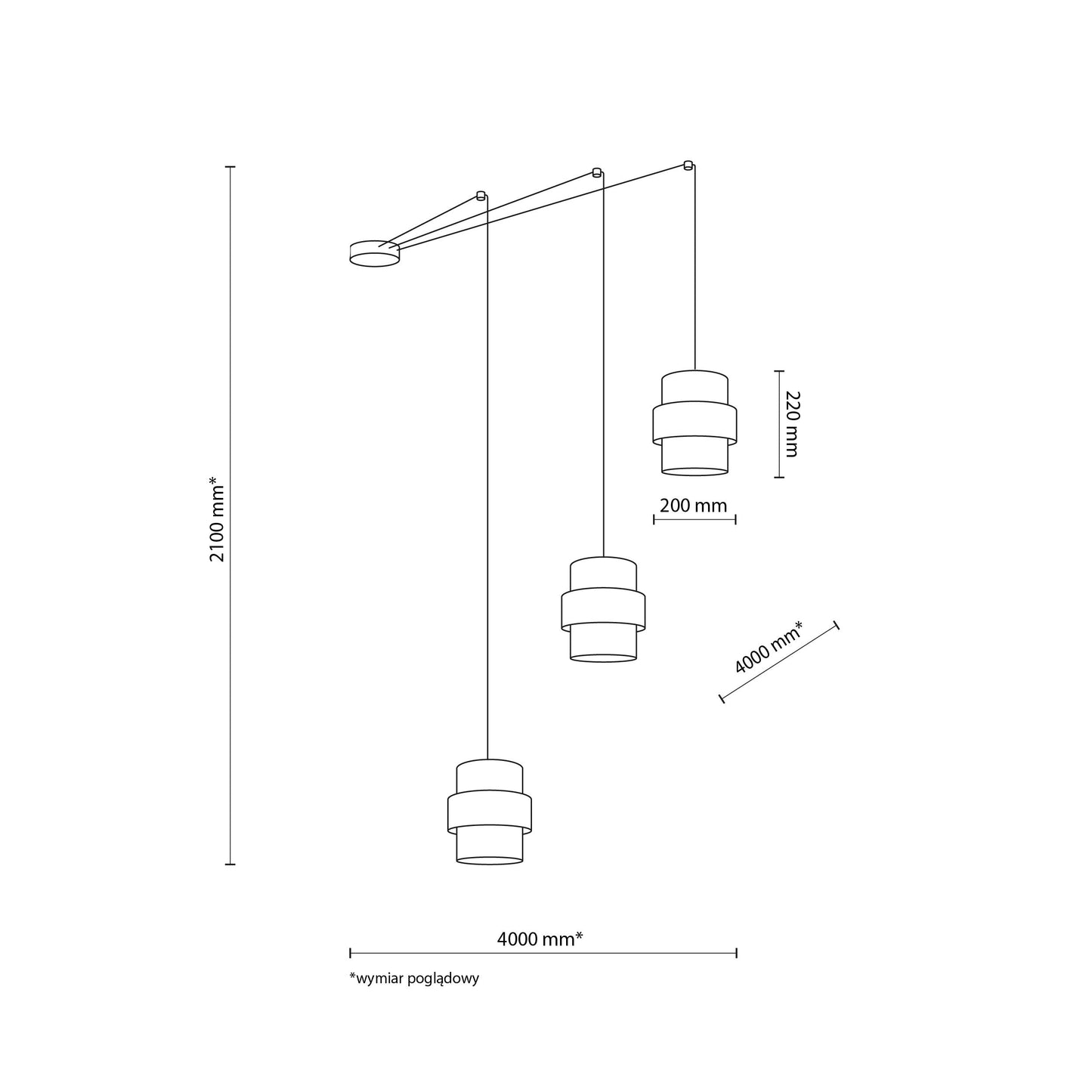 CALISTO JUTE Natural Suspension Lamp 3 (Clearance) LumoCrafts