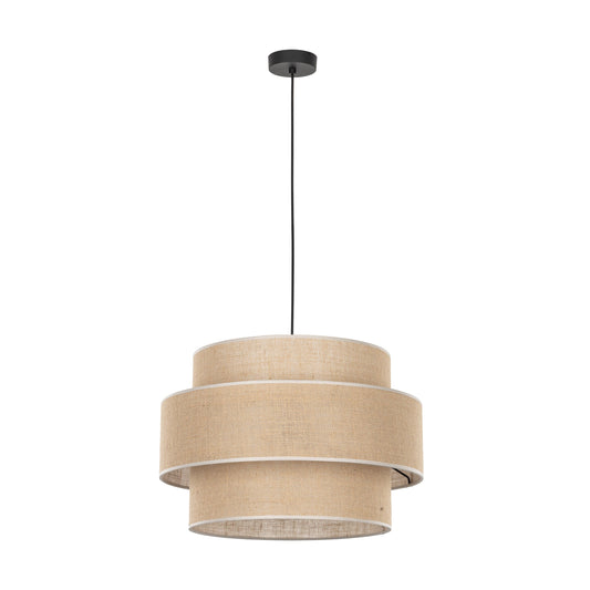 CALISTO JUTE Large Natural Pendant Lamp LumoCrafts