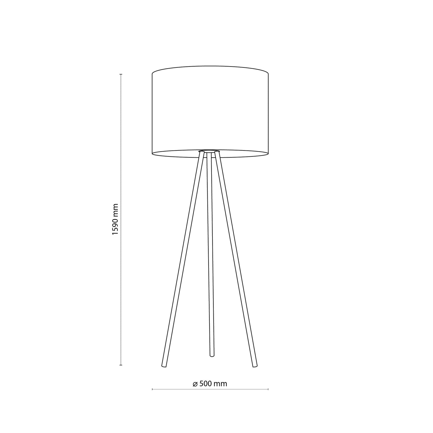 JUTE Natural Floor Lamp