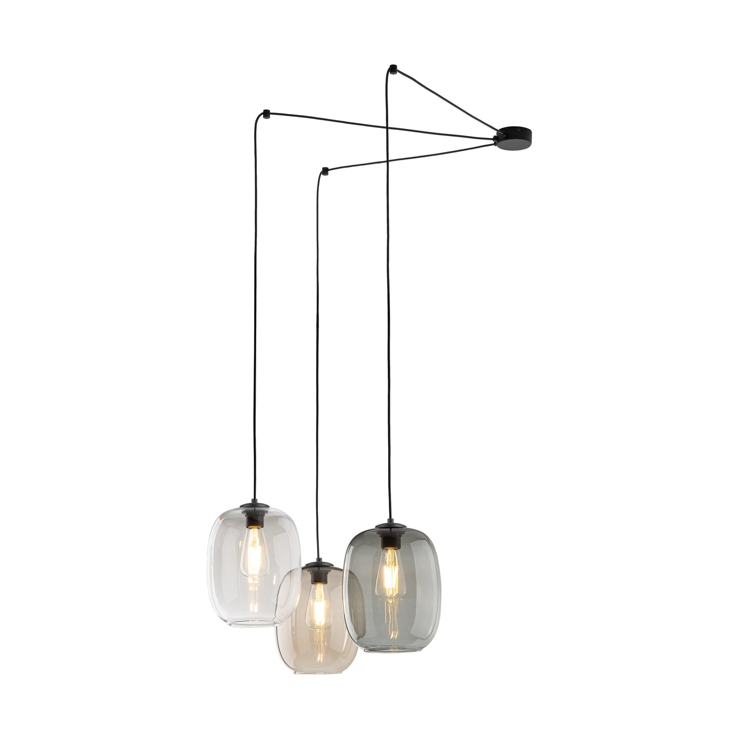 Lampe à suspension moderne du milieu du siècle ELIO 3