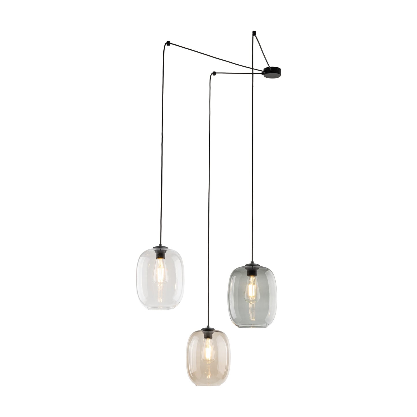 Lampe à suspension moderne du milieu du siècle ELIO 3