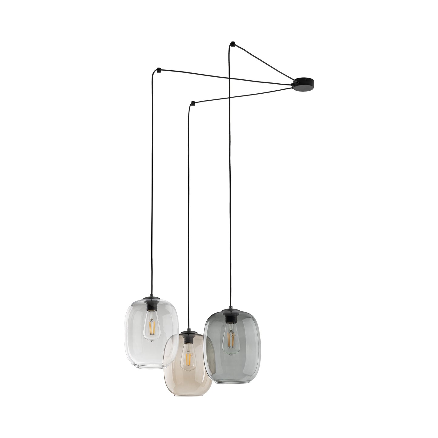 Lampe à suspension moderne du milieu du siècle ELIO 3
