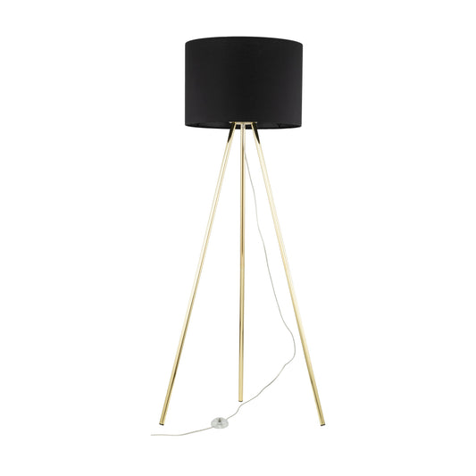 UMBERTO Black Modern Floor Lamp (Clearance) LumoCrafts