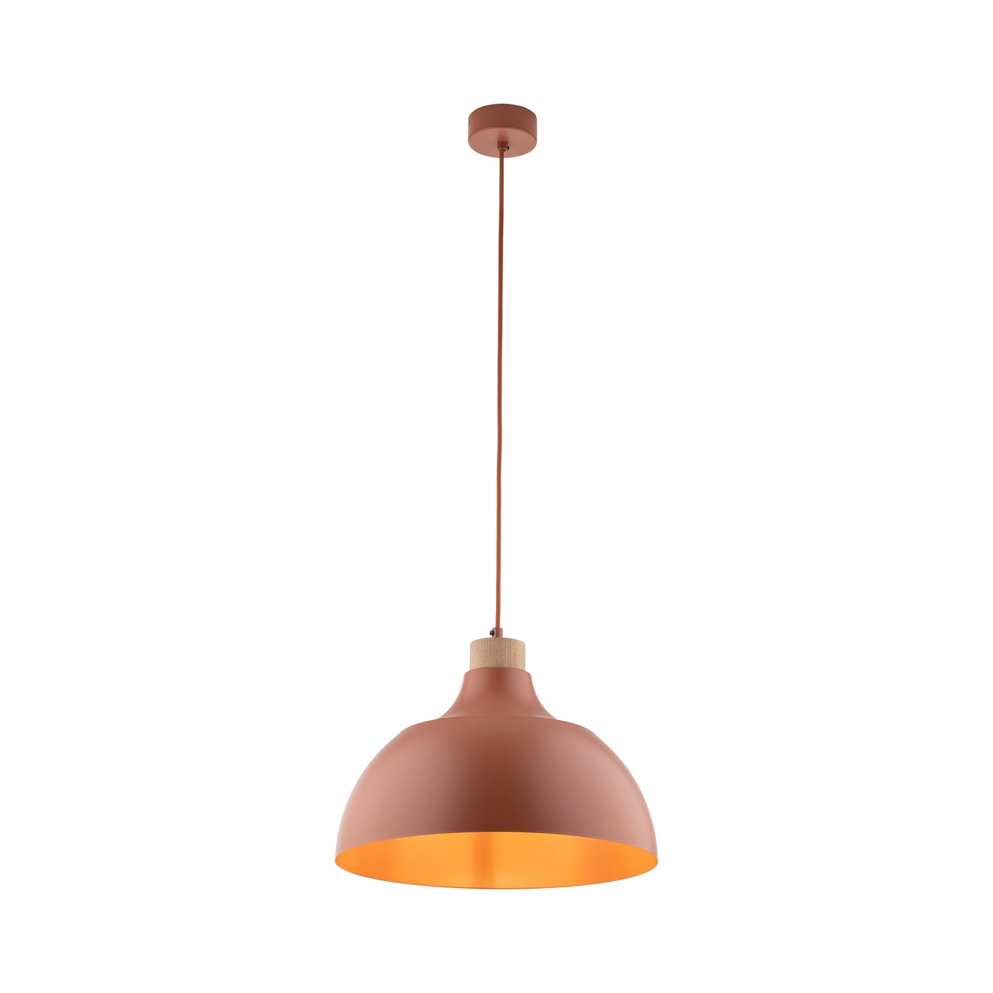 Suspension scandinave rouge brique CAP