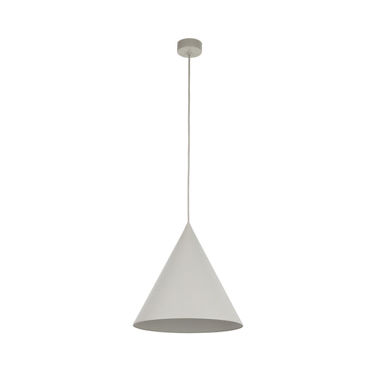 Grande suspension minimaliste moderne beige CONO