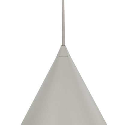 Grande suspension minimaliste moderne beige CONO