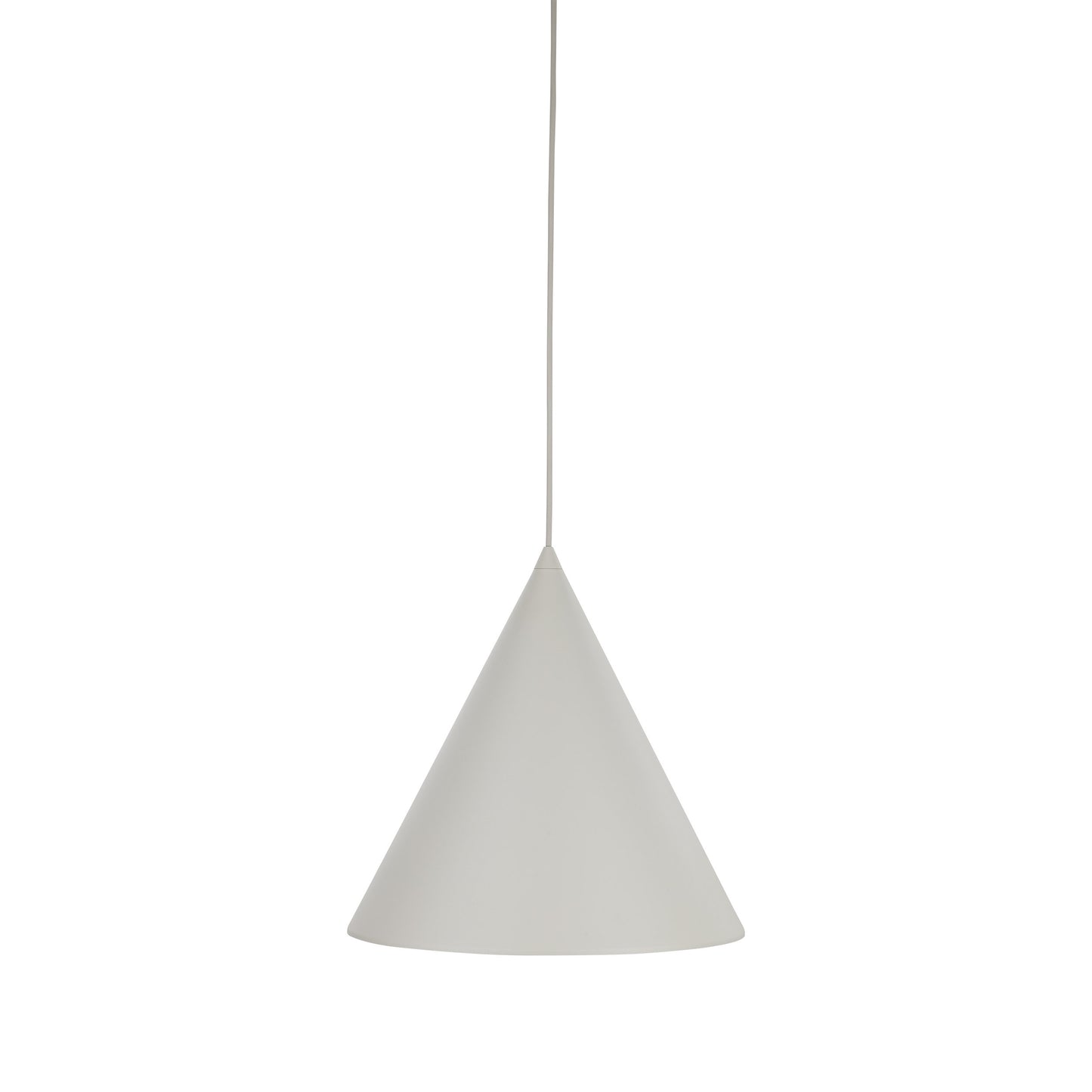 Grande suspension minimaliste moderne beige CONO