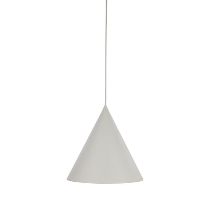 Grande suspension minimaliste moderne beige CONO