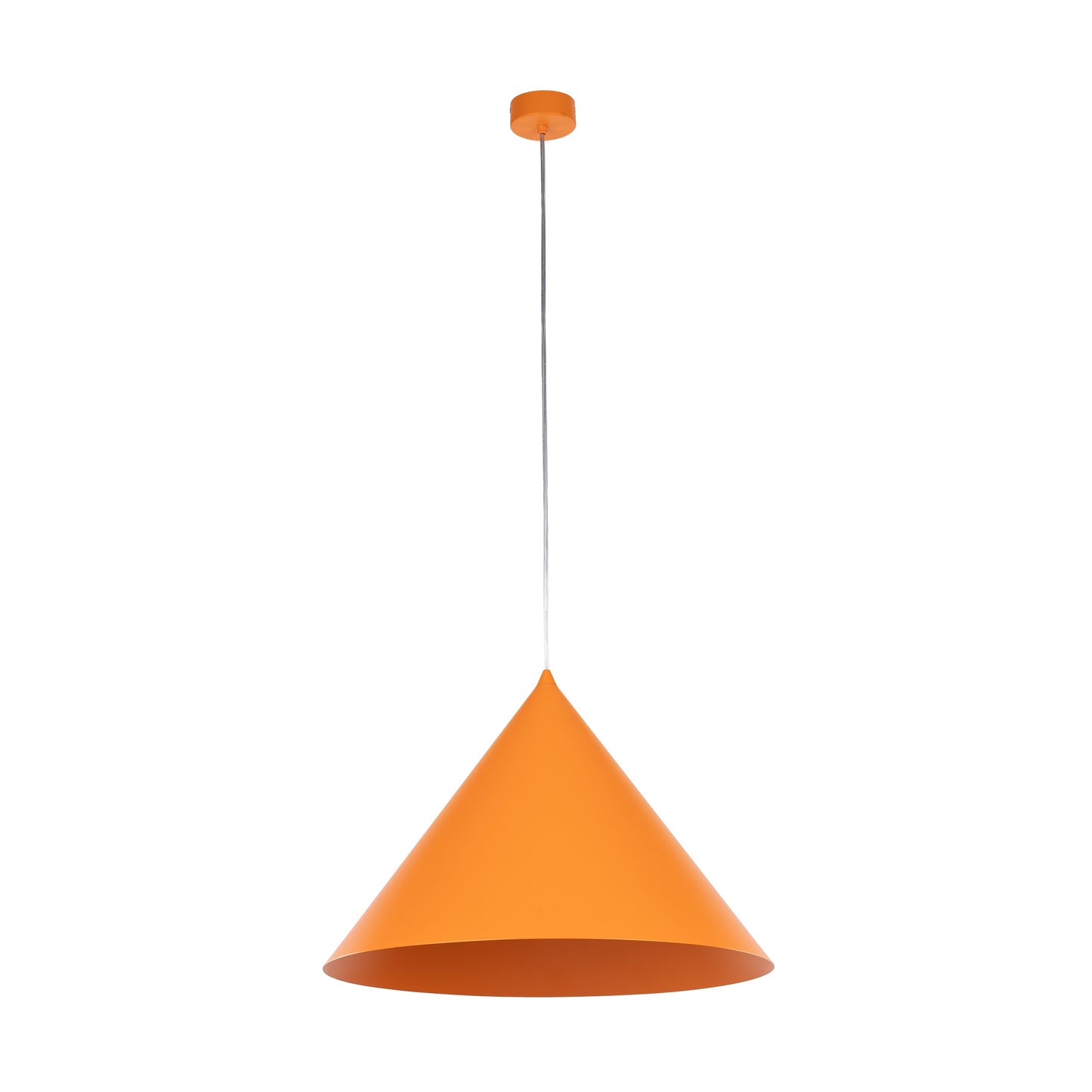 Suspension moderne minimaliste extra large orange CONO