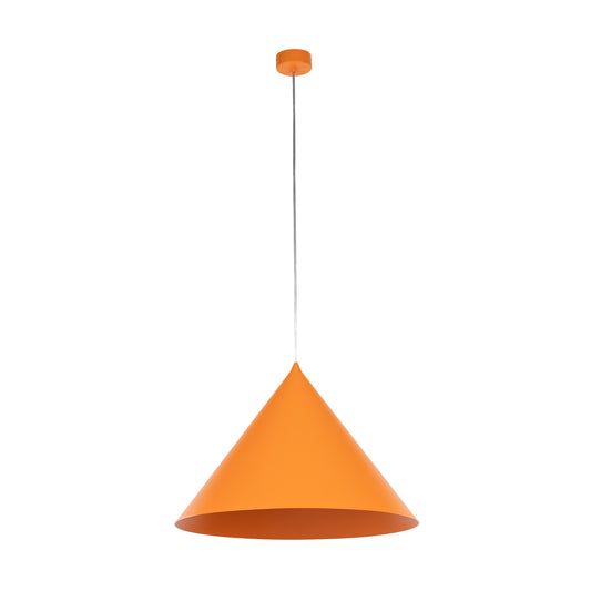 Suspension moderne minimaliste extra large orange CONO
