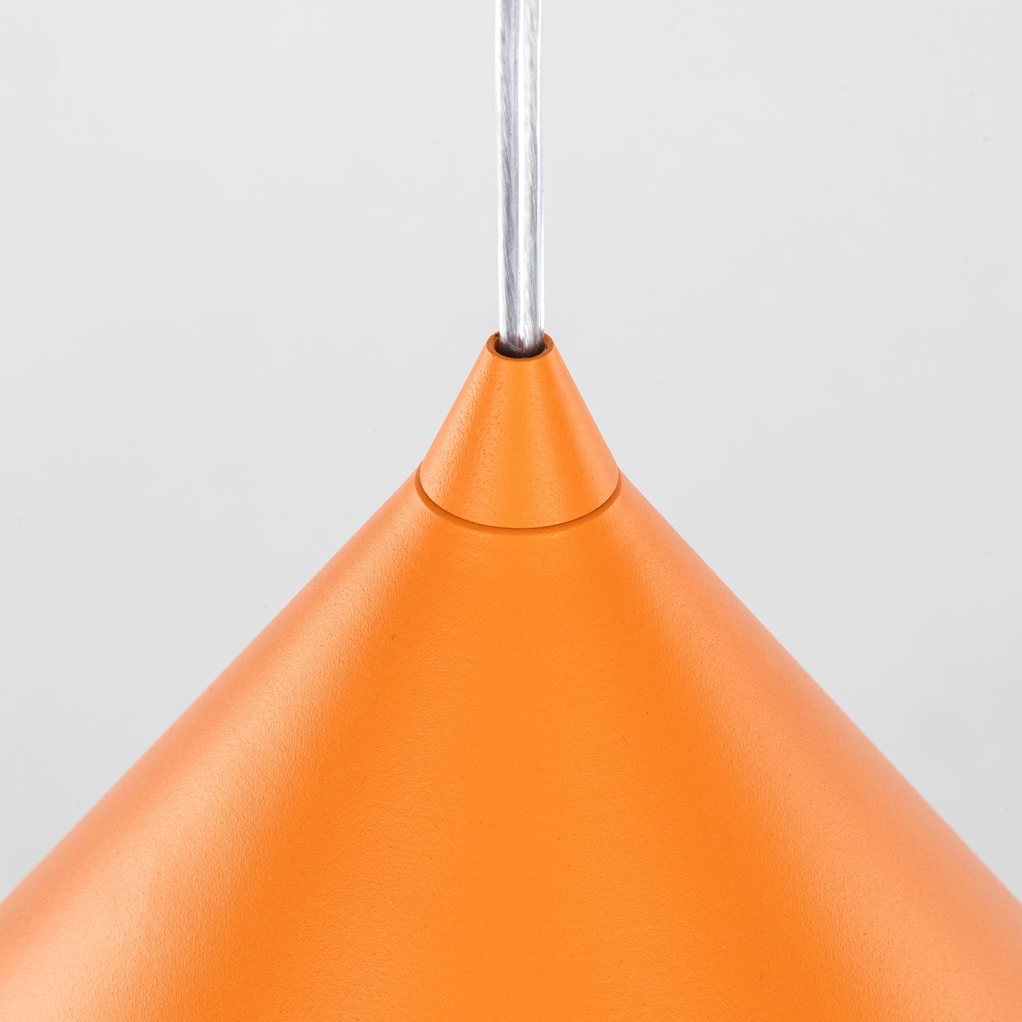 Suspension moderne minimaliste extra large orange CONO