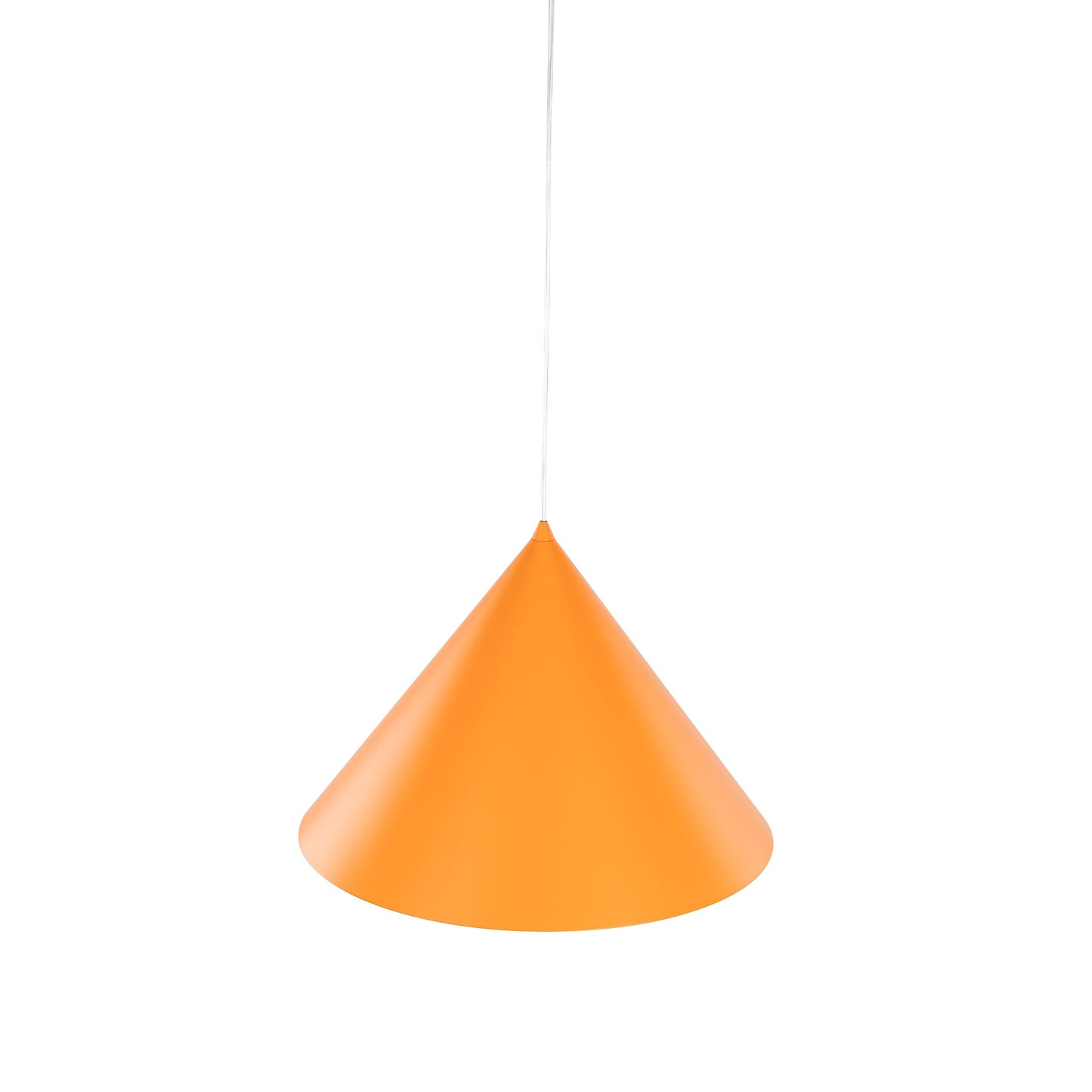 Suspension moderne minimaliste extra large orange CONO