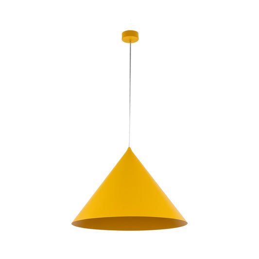 Suspension minimaliste moderne extra large jaune CONO