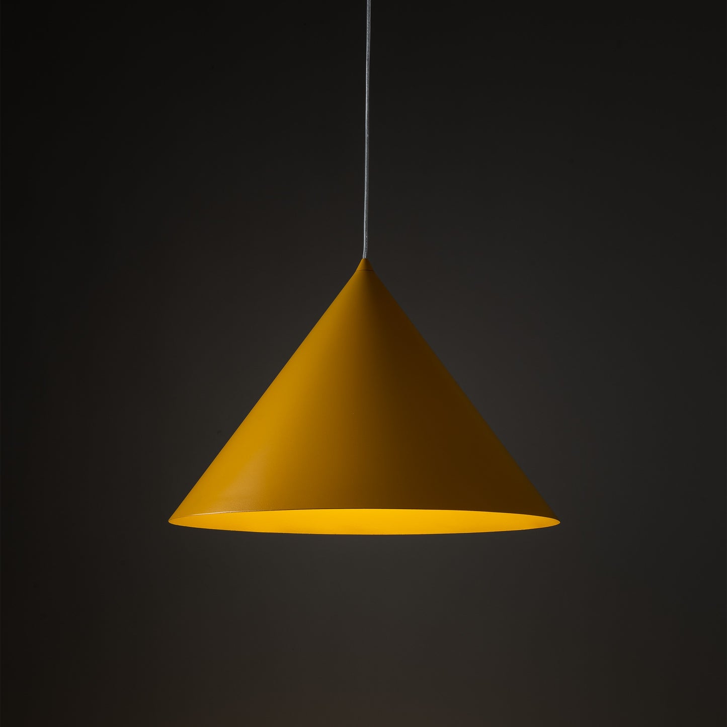 CONO Yellow  Extra Large Modern Minimalist Pendant Light