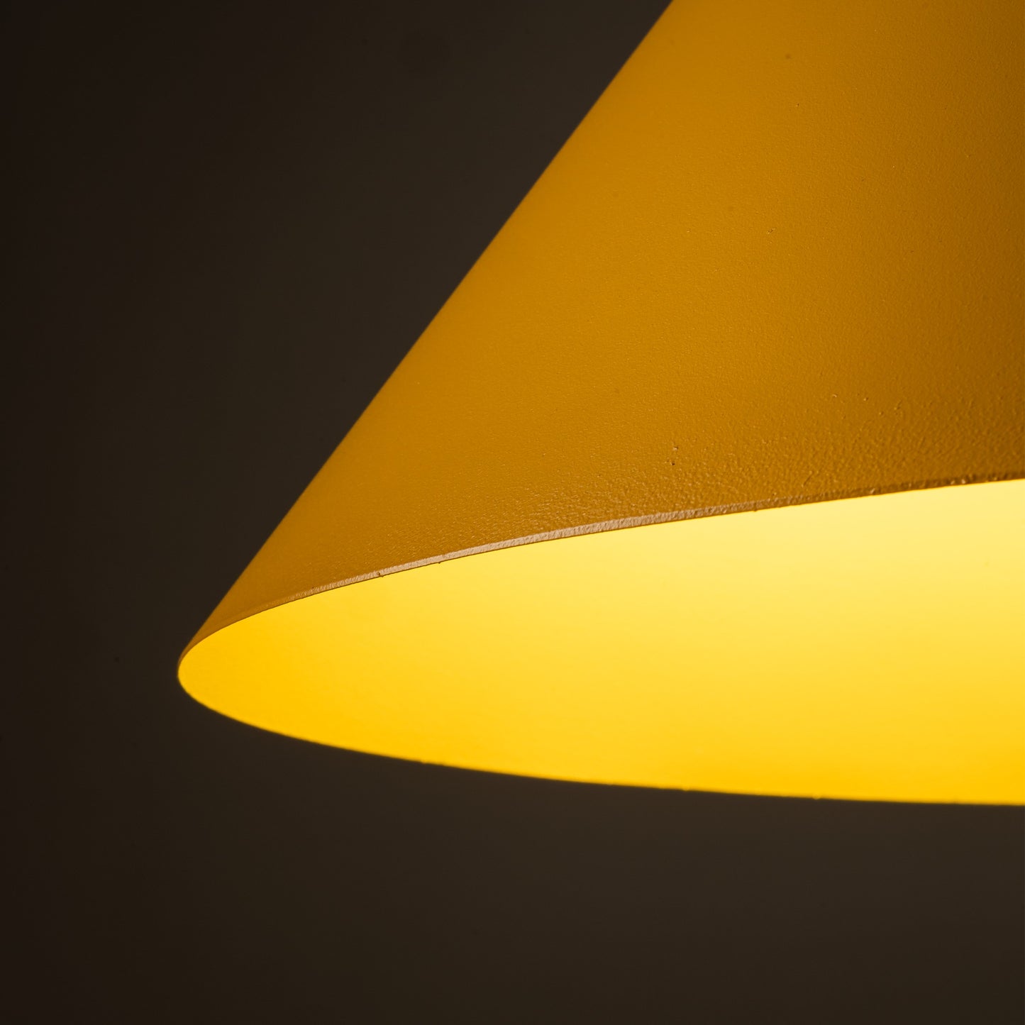 CONO Yellow  Extra Large Modern Minimalist Pendant Light