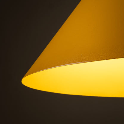 CONO Yellow  Extra Large Modern Minimalist Pendant Light