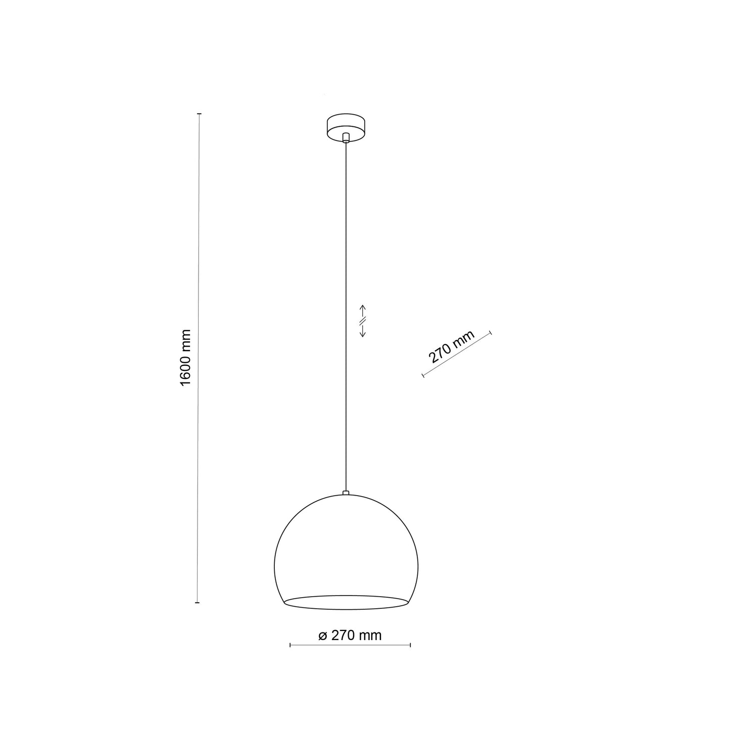 ZOE Beige Mid-Century Modern Pendant Light