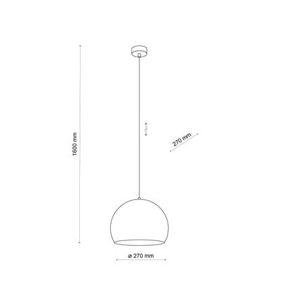 ZOE Brick Mid-Century Modern Pendant Light