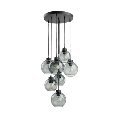 Suspension scandinave CUBUS en verre graphite 7