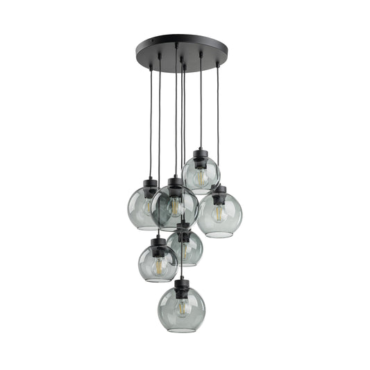 Suspension scandinave CUBUS en verre graphite 7