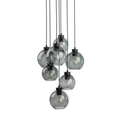 Suspension scandinave CUBUS en verre graphite 7