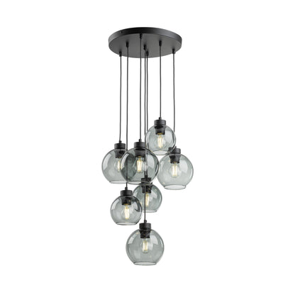 Suspension scandinave CUBUS en verre graphite 7