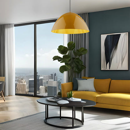 Suspension FARO Ocre Mid-Century Modern L