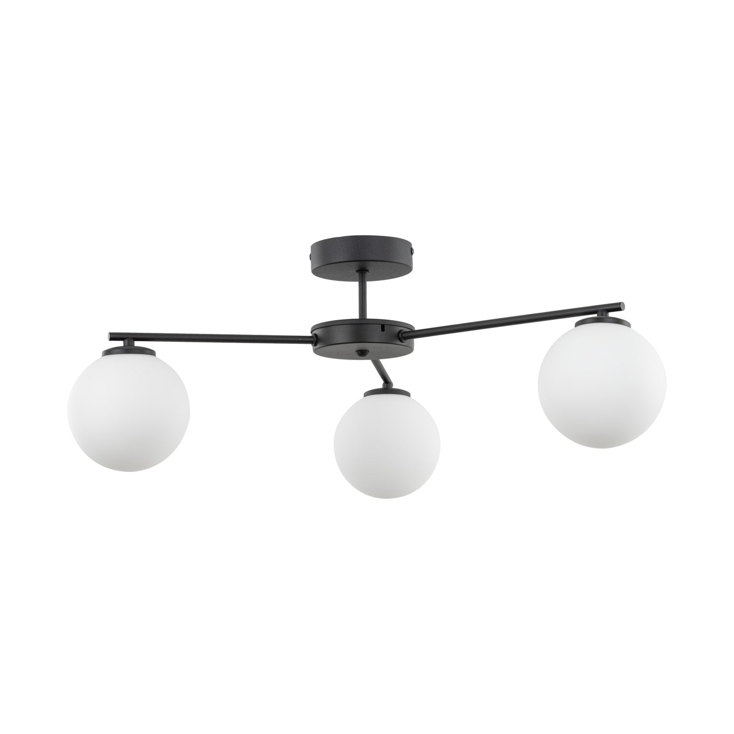 Plafonnier scandinave noir ELTON 3