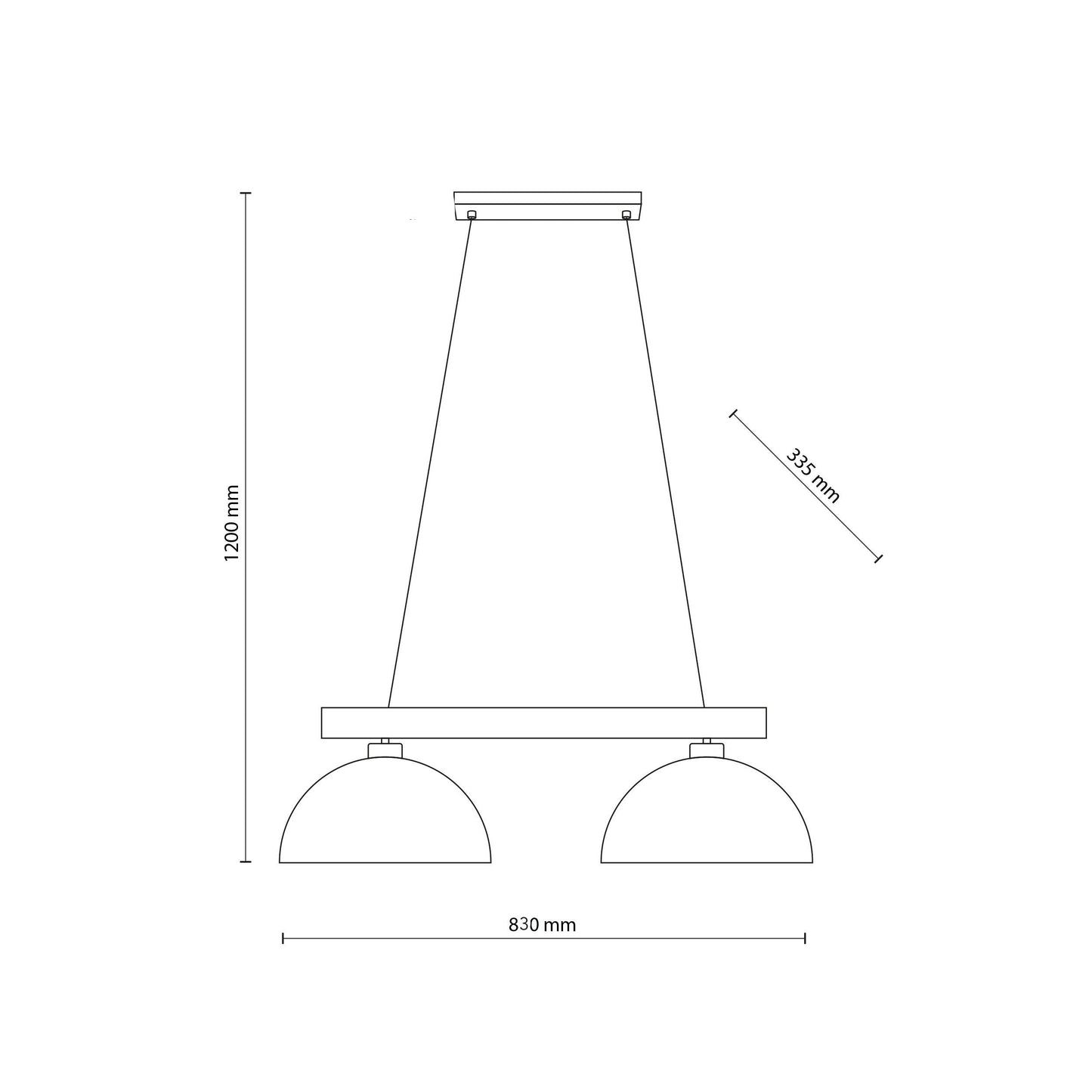 OSLO Beige Scandinavian  Pendant Light 2 LumoCrafts