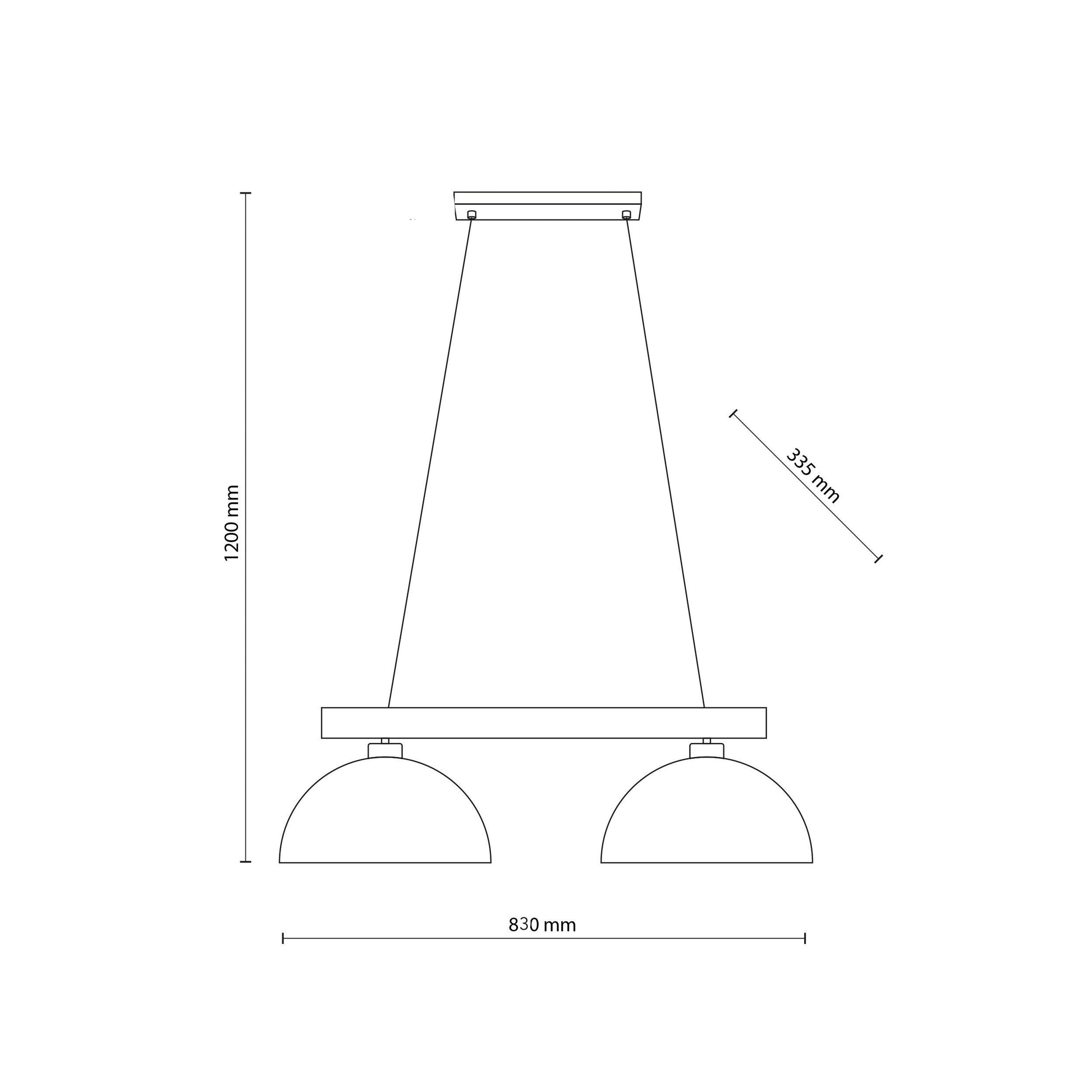 OSLO Beige Scandinavian  Pendant Light 2 LumoCrafts