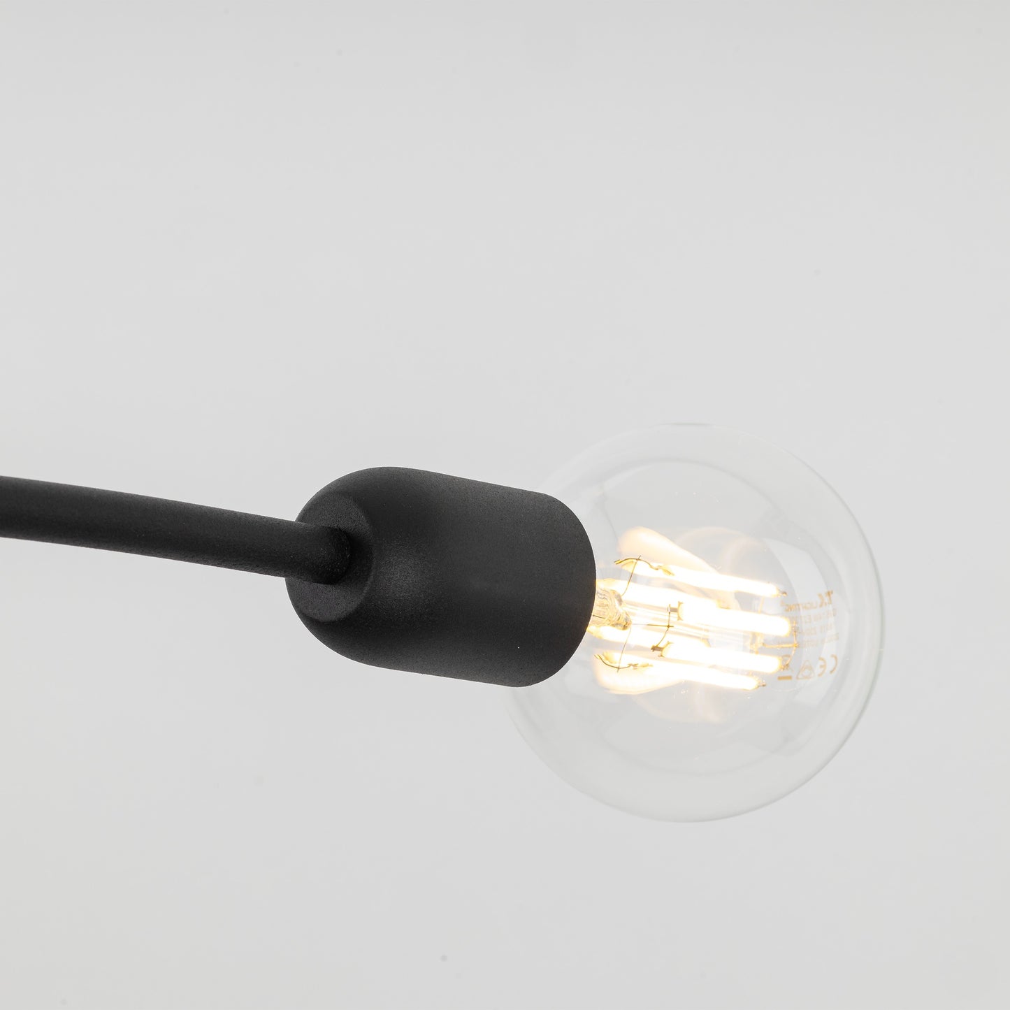 Suspension minimaliste noire HELIX 4