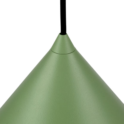 Suspension minimaliste moderne extra large noire CONO