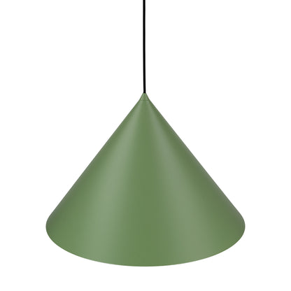 Suspension minimaliste moderne extra large noire CONO
